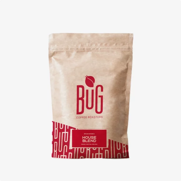 House Blend е най-популярният бленд на Bug Coffee.